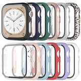 [12 Pack] Case Compatible With Apple Watch 40Mm Se 2 Series 6 5 4 Se With Tempered Glass Screen Protector, Hard Pc Bumper Overall Shockproof Protective Cover For Iwatch 40Mm Accessories