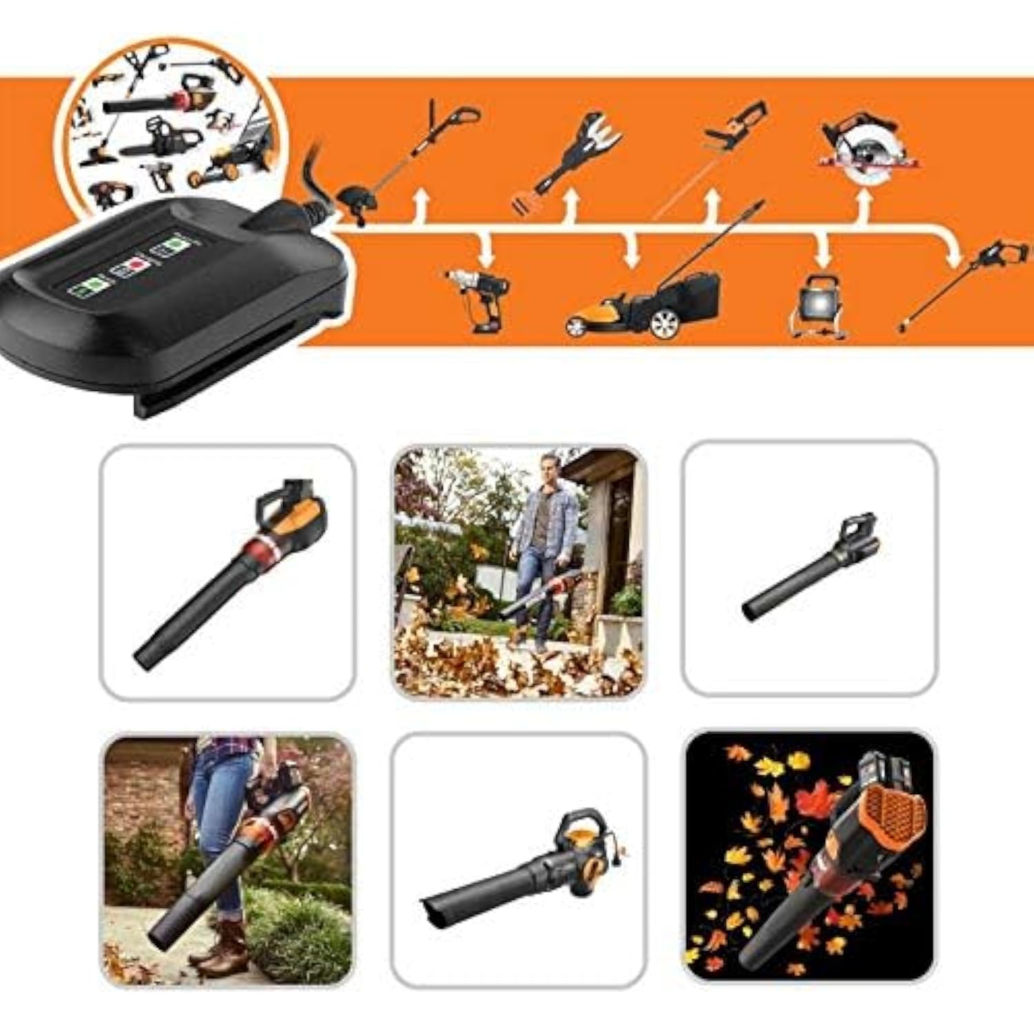 20V Lithium Battery & Charger Kit WA3525 WA3732 for Worx Tools
