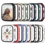 16 Pack Hard Pc Case For Watch Se 40Mm 2022 Series 6 & 5 With Tempered Glass Screen Protector, Ultra-Thin Scratch Resistant Bumper Protective Cover For Iwatch Accessories