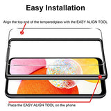 ? 3+3 PACK? Designed for Samsung Galaxy A14 5G Screen Protector Samsung A14 5G Screen Protector Tempered Glass Film,?EasyInstall Tool?9H, Ultra HD,
