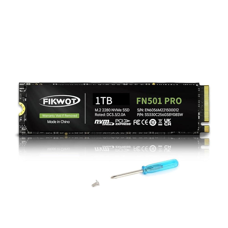 Fn501 Pro Nvme Ssd - M.2 2280 Pcie Gen3 X4 Internal Solid State Drive, Up To 3