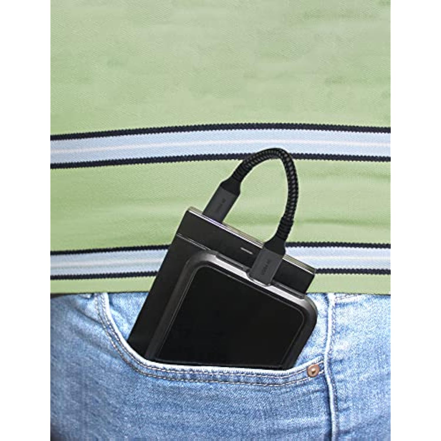 6-Inch Extra Short Usb4 Cable - 40Gbps Supports 100W (20V, 5A) Charging - Compatible With Thunderbolt 3 And Usb-C (2-Pack)