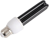15W Blacklight CFL Bulb UV Party Light Blacklight Lamp for Clubs Events and Decorative Lighting