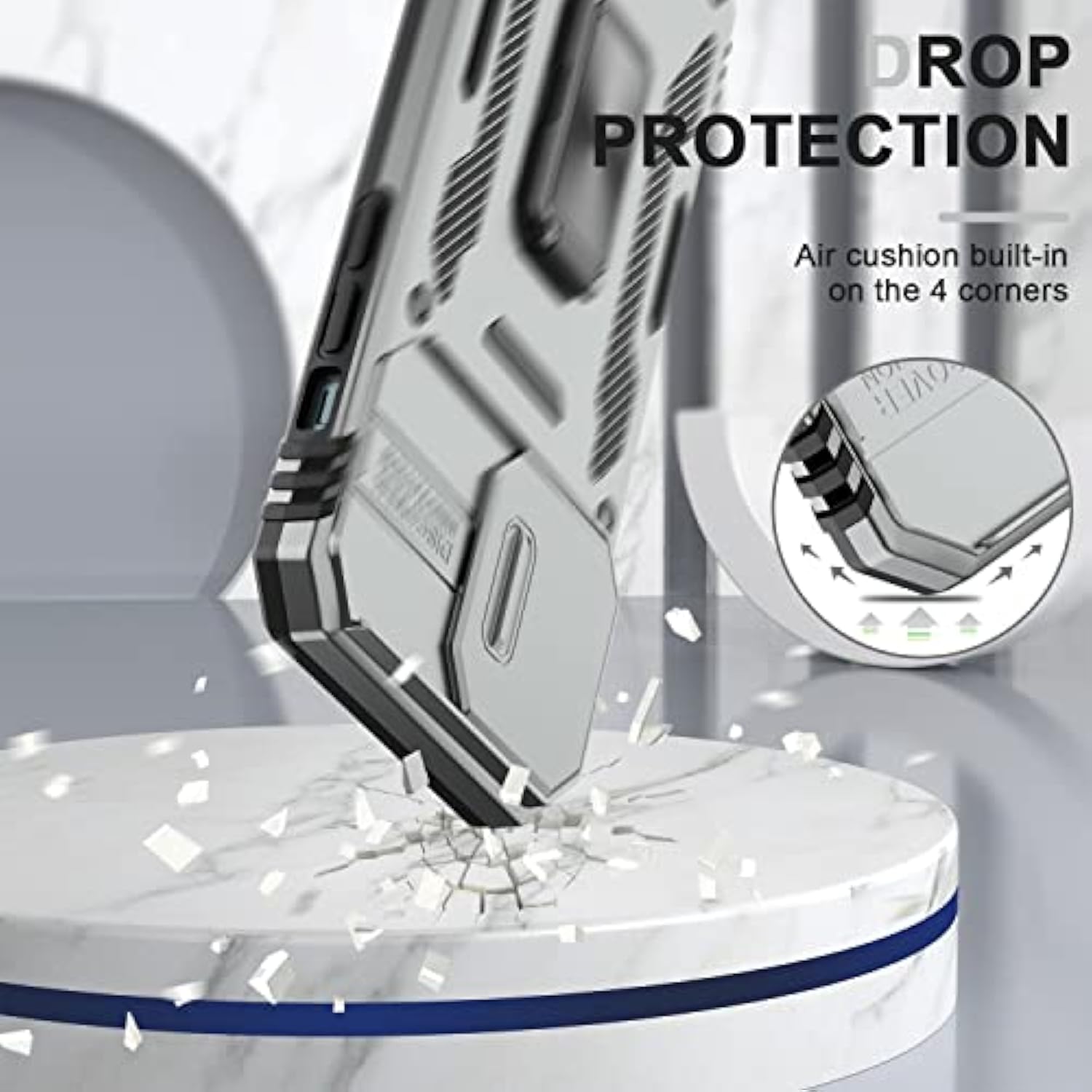 iPhone 12 Pro Max Case with Camera Cover