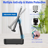 Cell Phone Stand With Wireless Bluetooth Speaker, Hd Surround Sound Bluetooth Speaker For Home Kitchen And Outdoors Compatible With Mobile Phone, Tablets, Gifts For Men Women