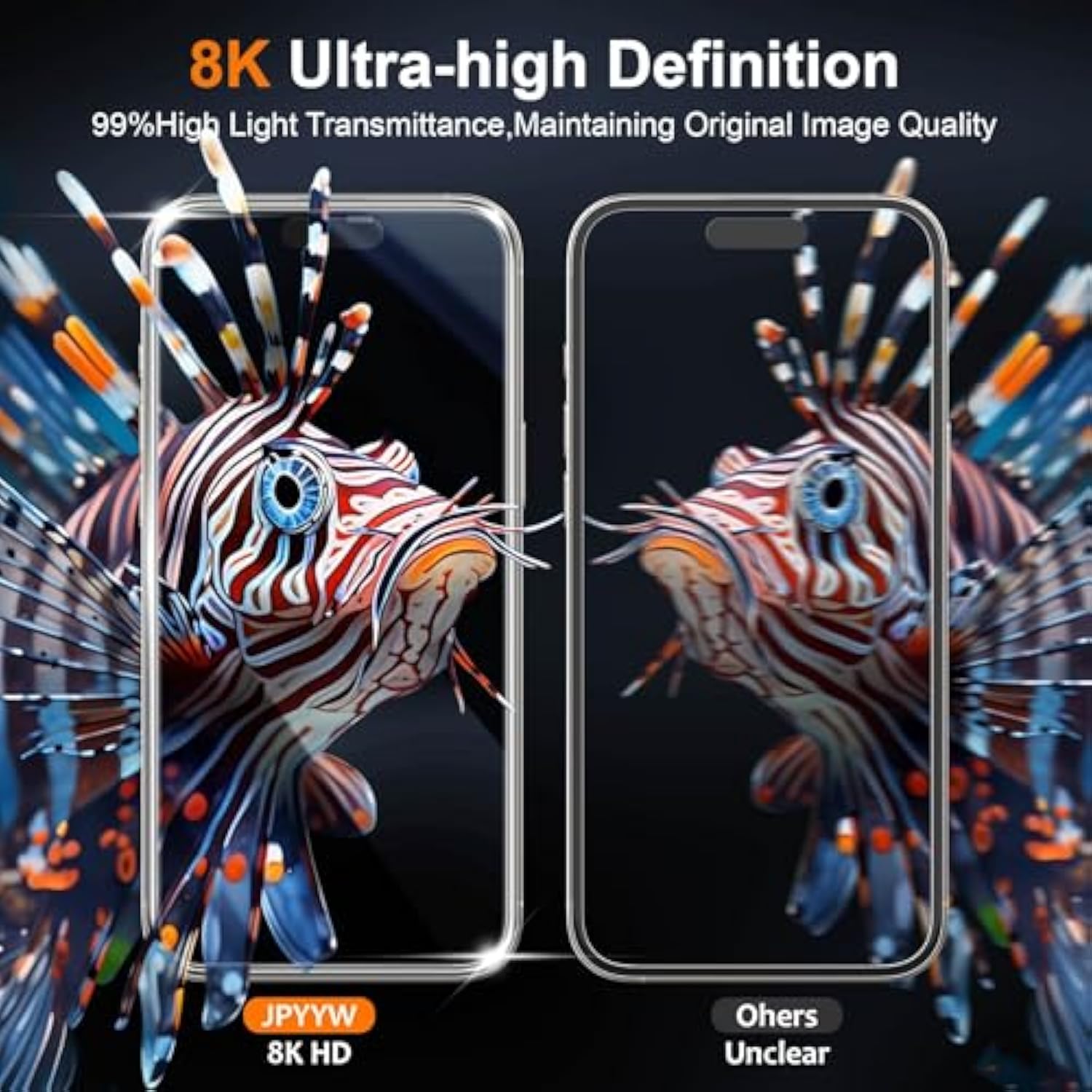 4 Pack For Iphone 16 Pro Max Screen Protector Tempered Glass Iphone 15 Pro Max Iphone 14 Pro Max Optional 9H With Install Frame Case Friendly No Bubbles Military Grade Shatterproof