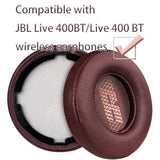 400Bt Replacement Ear Pads Compatible With Jbl Live 400Bt/Live 400Bt On-Ear Wireless Headphones, Replacement Ear Pads Made Of Protein Leather And Memory Foam (Red)
