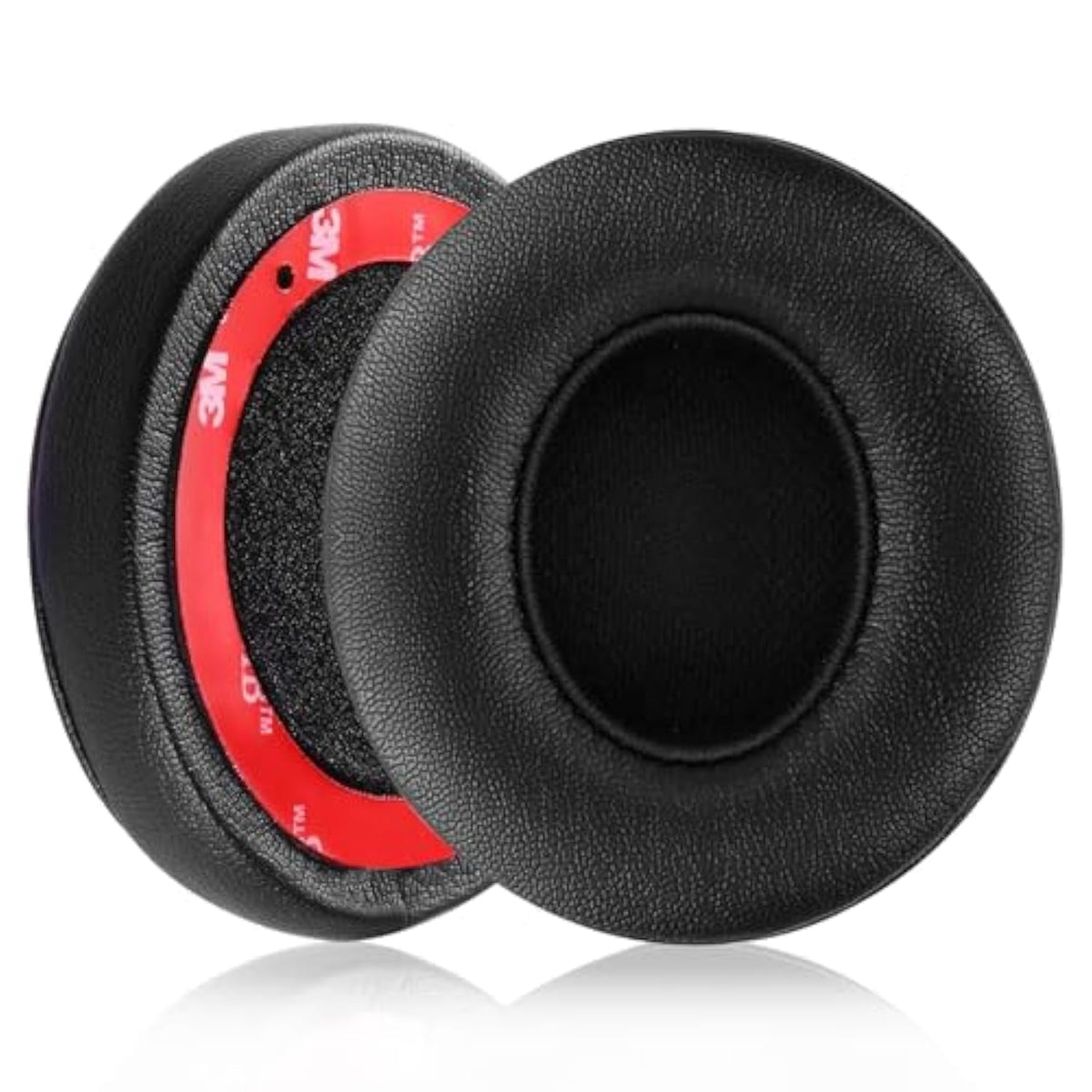 Solo 3 Replacement Ear Pads Compatible With Beats Solo 2 & Solo 3 Wireless On-Ear Headphones, Memory Foam Ear Cushions, Black