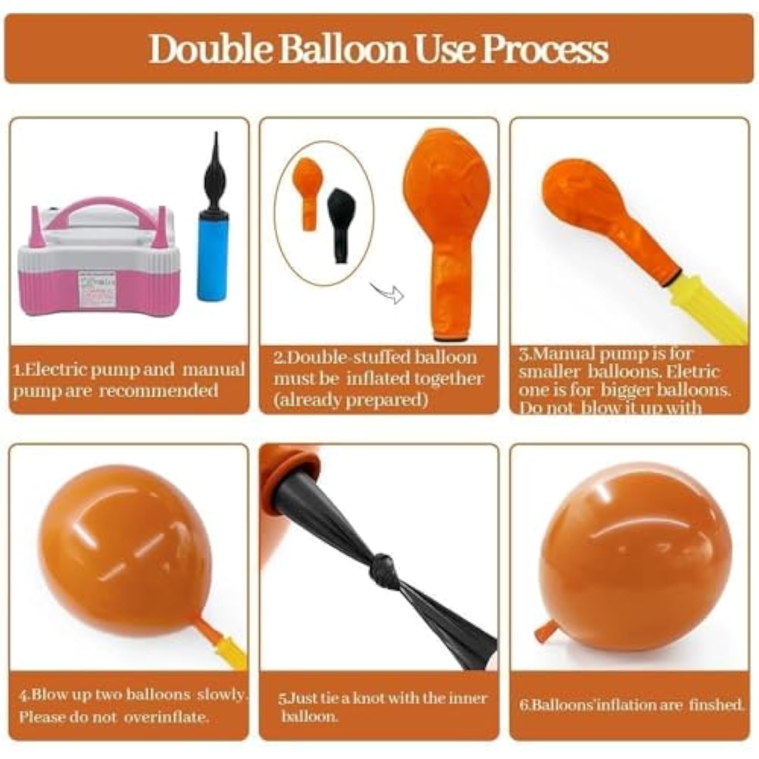 Halloween Balloon Arch Kit Black Orange Red Burgundy Brown Garland for Spooky Party Decor