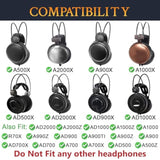 Cooling Gel Earpads For Audio Technica Ath-Ad2000X/Ad2000/A2000X/Ad1000X/Ad1000/A1000X/Ad900X/Ad900/A900X/A900/Ad700X/Ad700/A700X/A700/Ad500X/Ad500/A500X/A500, Ice Silk Fabric Ear Pads Cushion