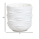 Jonathan Adler Women's Muse Bouche 3-Wick Candle, White, One Size