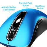 2.4G Portable Wireless Mouse, 1200 Dpi Mobile Optical Cordless Mice With Usb R