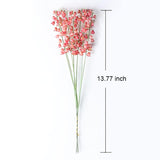 21Pcs Artificial Lily Of The Valley Pink Flowers Bell Orchid Flower Wedding Bouquet For Home Office Garden Wedding Party Decor