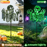 Halloween Decorations Outdoor Scary Skeleton Yard Stakes Solar Lights