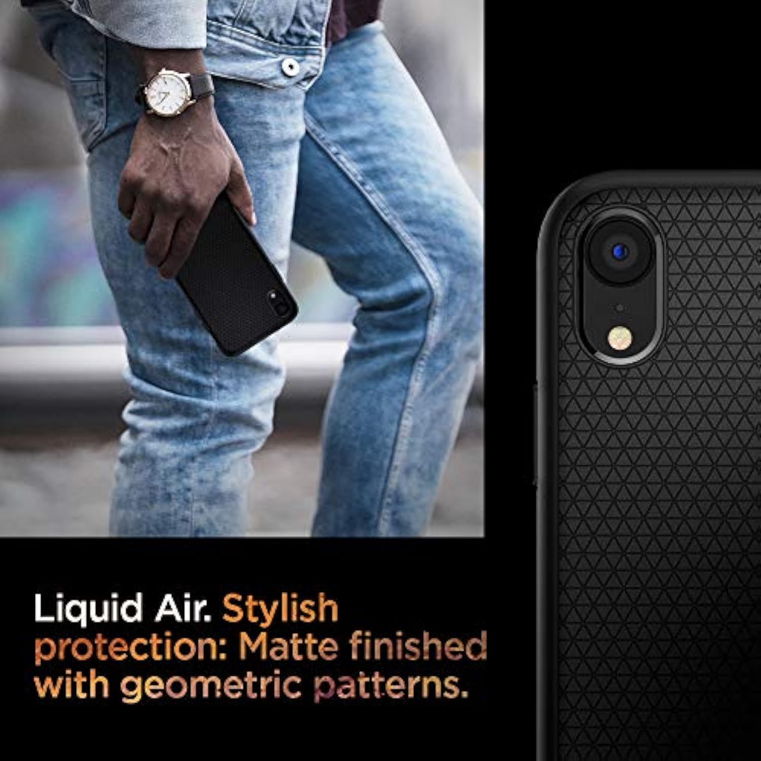 Spigen Liquid Air Designed for iPhone XR Case (2018) - Matte Black