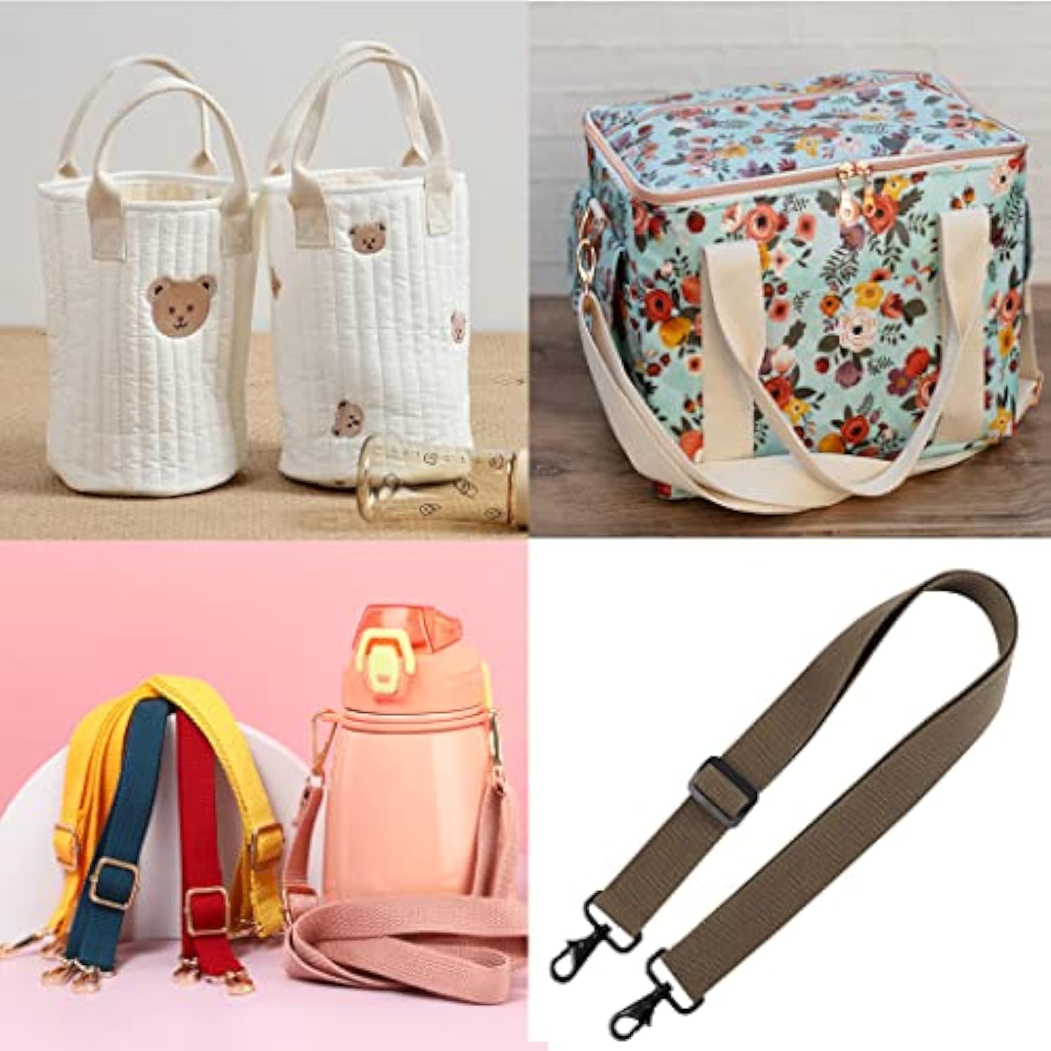 Heavy Cotton Webbing 1 Inch Wide 2 Rolls/ 20 Yards Straps For Webbing