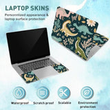 Cartoon Dinosaur Laptop Skin Stickers, Reusable Netbook Skin Sticker Vinyl Decals For Pc Notebook Laptops Keyboard Cover Universal 12" 13" 13.3" 14" 15" Waterproof Laptop Case Protector Film