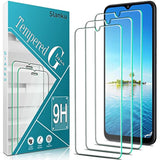 [3 Pack] Screen Protector For Samsung Galaxy A32 5G, M12 Tempered Glass, Bubbles Free, Case Friendly, Anti-Scratch, Easy To Install, 9H-Hardness