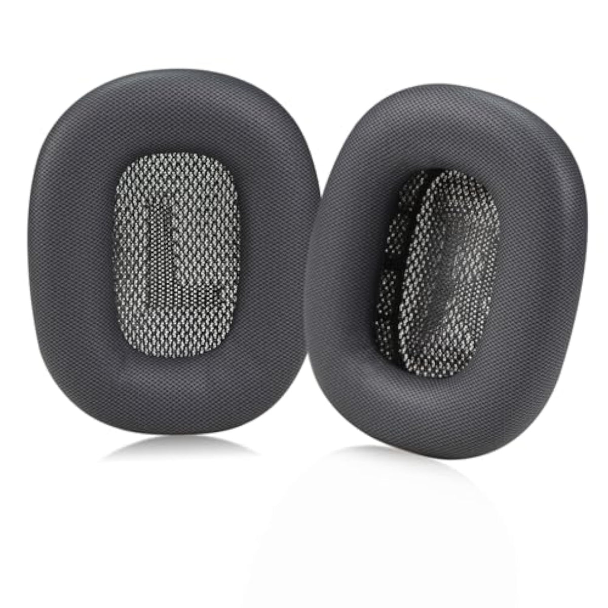 Ear Cushions For Apple Airpods Max Headphones Replacement Leather Earpads Sweat Proof Ear Cups Cushion Easy To Install With Magnet, Protein Leather And Memory Foam(Black)
