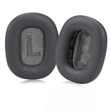 Ear Cushions For Apple Airpods Max Headphones Replacement Leather Earpads Sweat Proof Ear Cups Cushion Easy To Install With Magnet, Protein Leather And Memory Foam(Black)