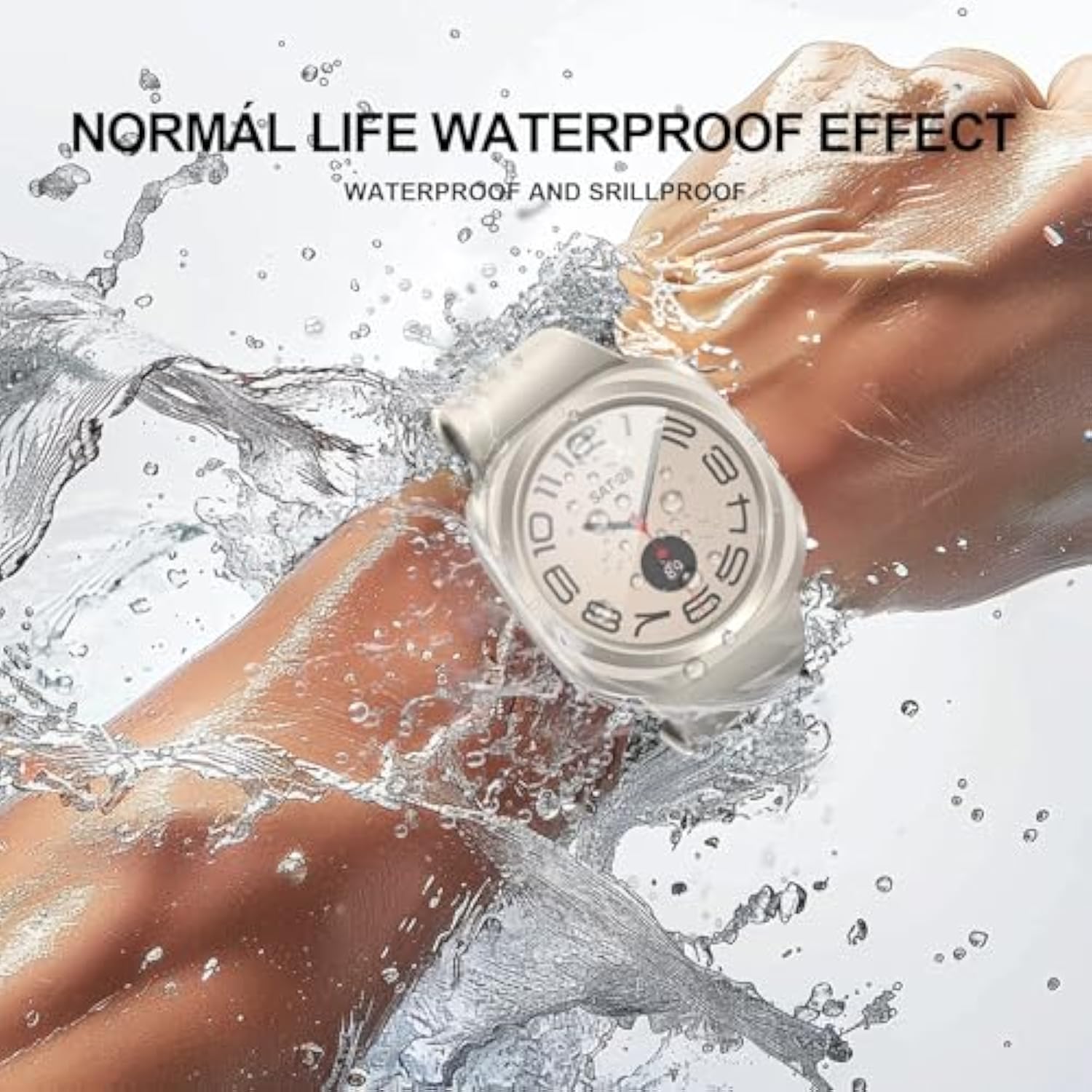 6+6 Pack Galaxy Watch 7 Ultra 47Mm Screen Protector- Protective Case+Tempered Glass Screen Protector Full Coverage Hard Pc Protective Cover Hd Thin Cover For Samsung Galaxy Watch 7 Ultra 47Mm Women