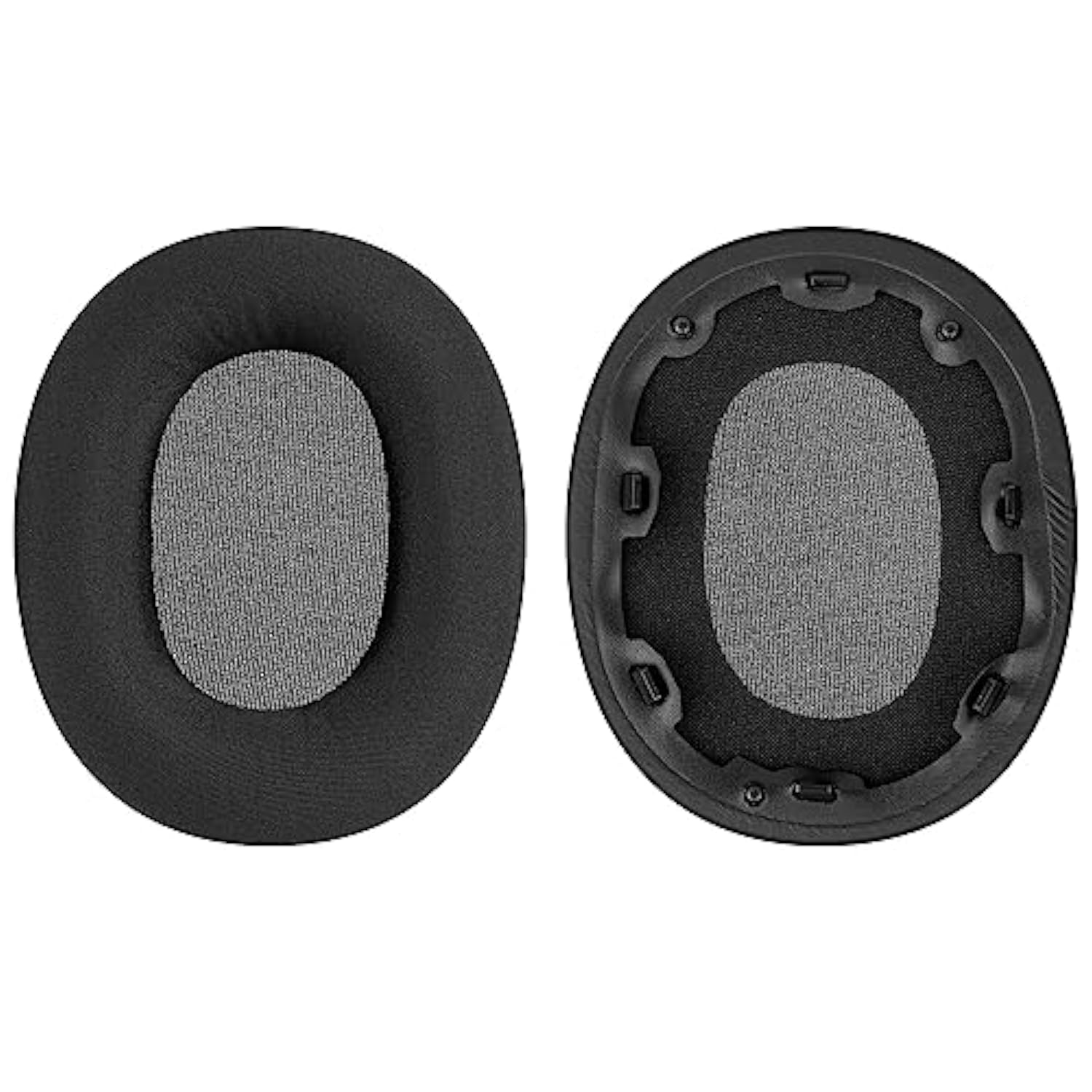 Geekria Comfort Ice Silk Replacement Ear Pads for Sony INZONE H7 (WH-G700), INZONE H9 (WH-G900N) Headphones Ear Cushions, Repair Parts (Black)