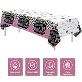 Burnouts Or Bows Gender Reveal Decorations Tablecloth, 3 Pack Disposable Boy Or Girl Gender Reveal Party Tablecover Supplies For Race Car Vs Bows Baby Shower, 86In X 55In