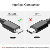 2 Pack 6.6Ft Ps4 Controller Charging Cable, Micro Usb Nylon Charger Data Sync Cord, Suitable For Playstation 4, Xbox One S/X Controller And More (Black)