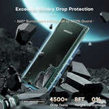 For Samsung Galaxy S22 Ultra Case, Translucent Matte Hard Back [ Grade Shockproof] [Anti-Scratch & Anti-Fingerprint] Slim Fit Protective Cover For Galaxy S22 Ultra Case 6.8'', Navy Blue