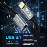 6Ft 100W Usb C To Usb C Cable 4K Video Output 10Gbps Data Transfer 3.1 Gen 2 P