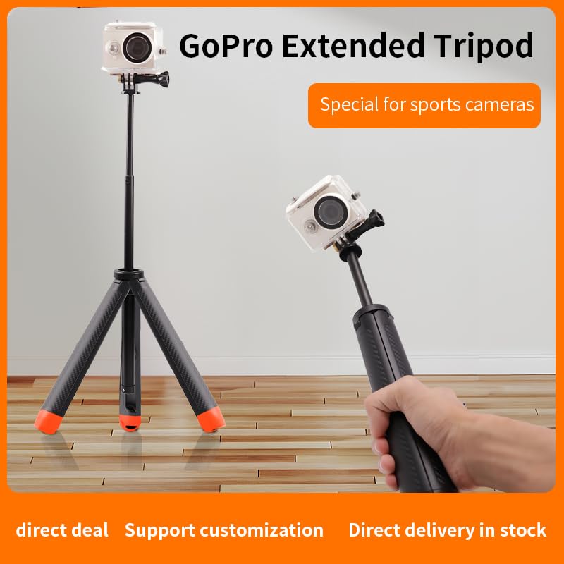 Floating Selfie Stick Tripod Suitable for GoPro Hero13 12 11 10 9 8 7 6 5 4 3, Mini Max Fusion Session,AKASO, SJCAM,Waterproof Extension Pole,