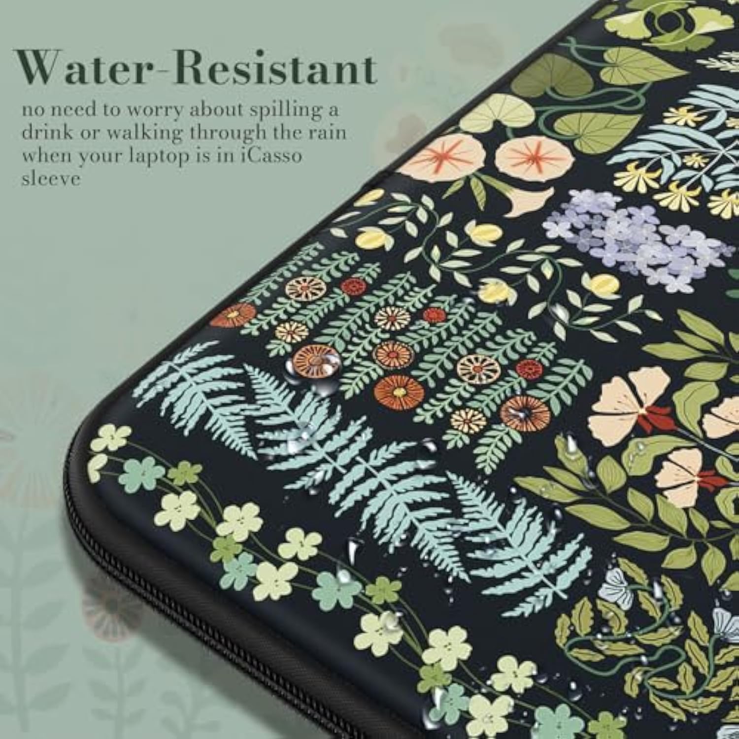 Laptop Sleeve 13 Inch For Macbook Air 13-13.6 Inch M3/M2/M1, Cute Laptop Sleeve For Macbook Pro 13 Inch, Slim Protective Travel Carrying Case For Macbook Pro 14'', Chromebook Hp Dell, Black