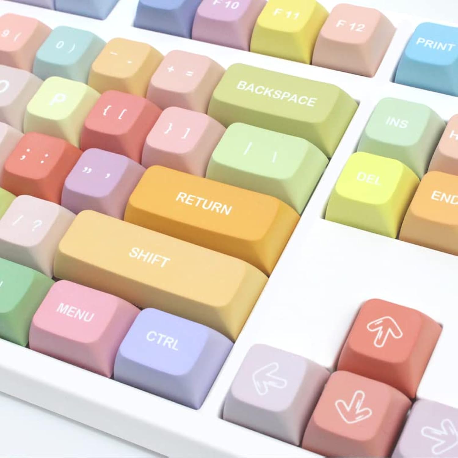 Pbt Keycaps Xda Keycap Set Kawaii Keycaps Dye Sub Universal Mechanical Keyboar