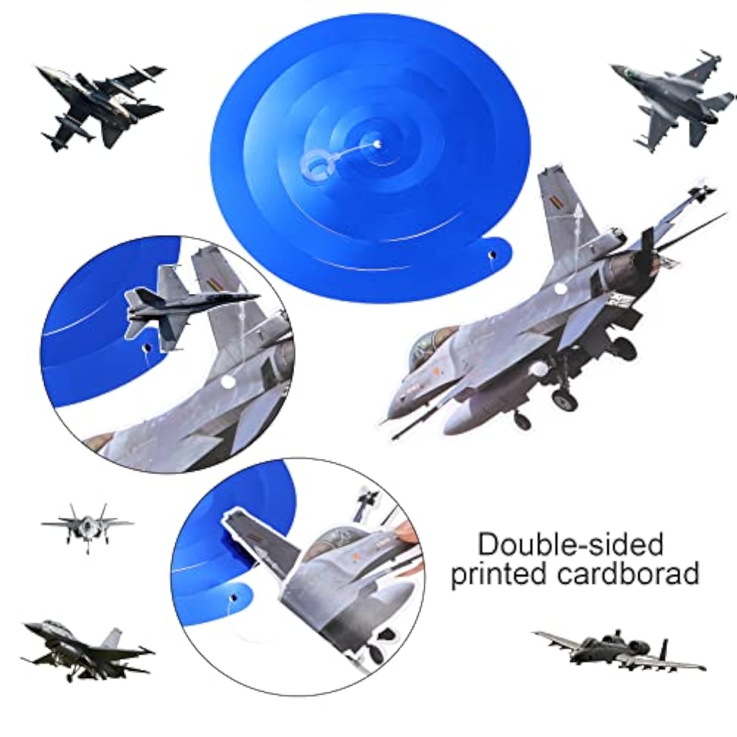 Airplane Hanging Swirl Decorations: 26-Piece Aircraft Party Decor