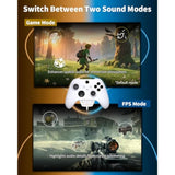 Stereo Headset Adapter, Audio Mic Headphone Adapter For Xbox One, Xbox Series X|S And Elite Controller, Adjust Audio Balance (Game Sound & Voice Chat), Not Bluetooth Compatible, Ivory