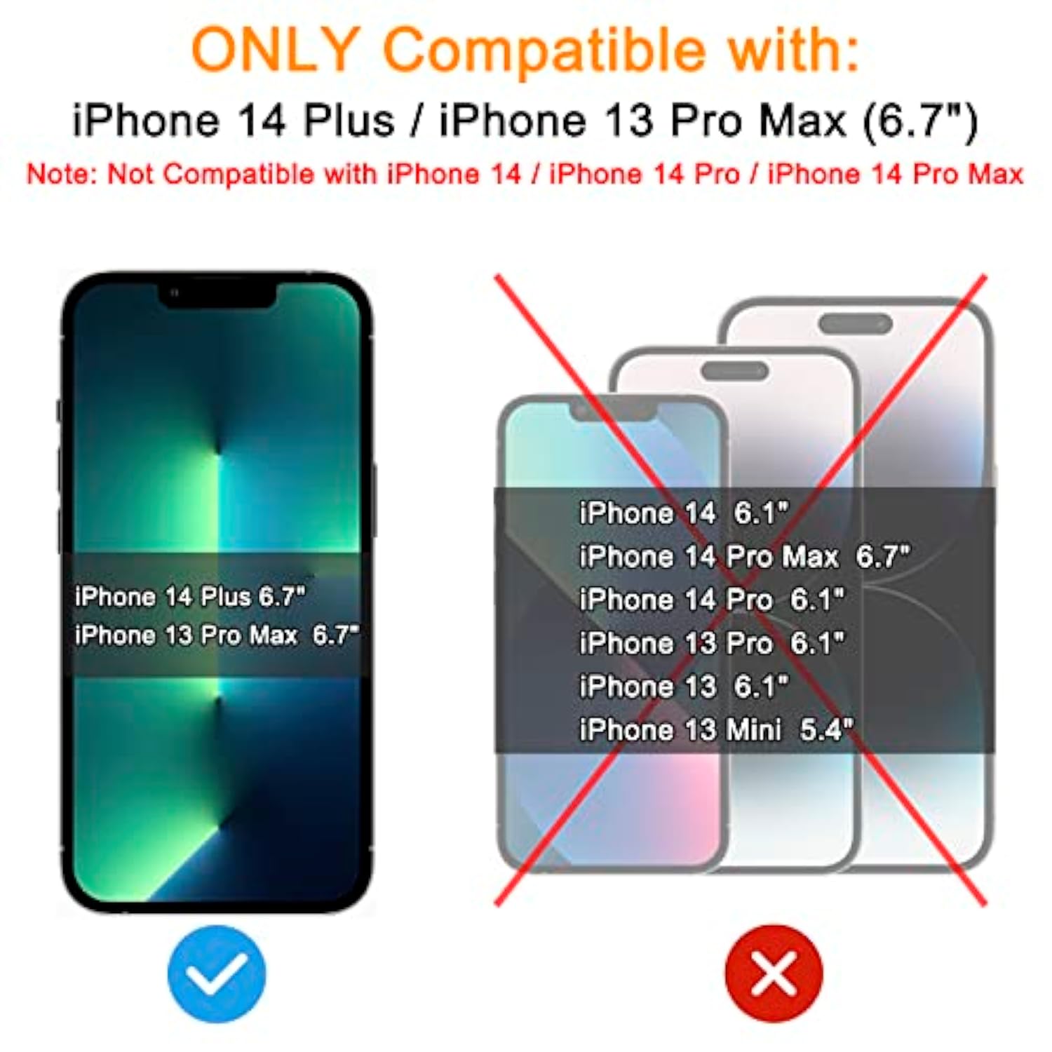 Privacy Screen Protector Compatible With Iphone 14 Plus/Iphone 13 Pro Max Tempered Glass Film (Edge To Edge Full Coverage) (Anti Spy) (Case Friendly) (2 Pack) (6.7 Inch)