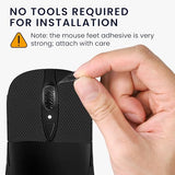 Mouse Grip Tape Compatible With Steelseries Sensei Ten/Raw/Xai Grip Tape - Non-Slip Faux Leather - Black