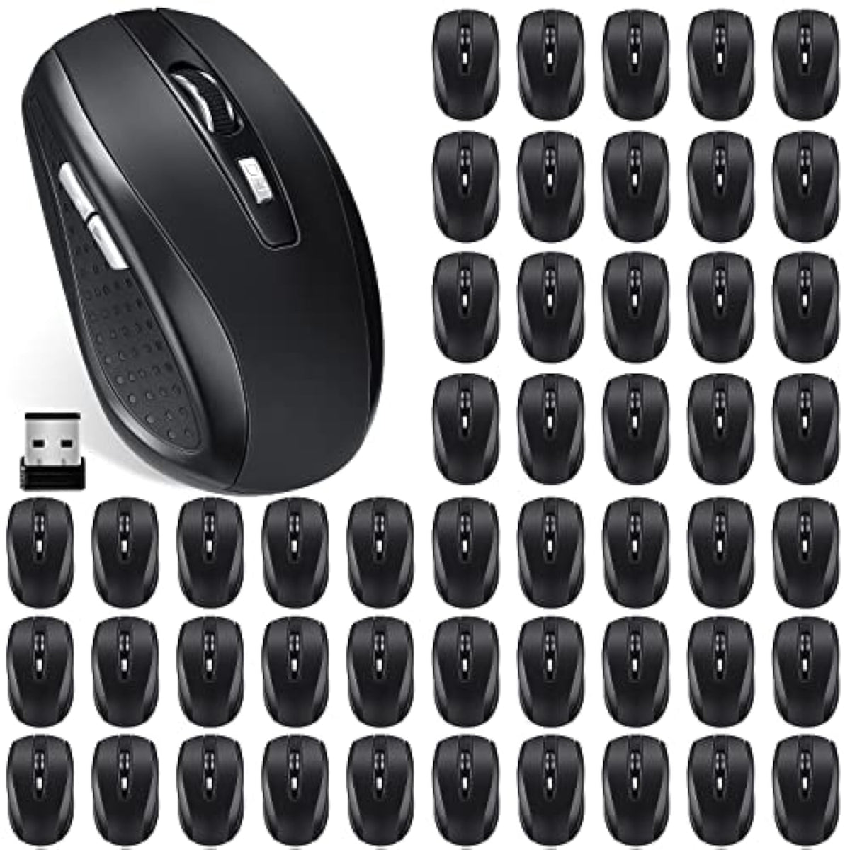 12 Pack Wireless Mouse For Laptop 1200Dpi Wireless Computer Mouse With 6 Butto