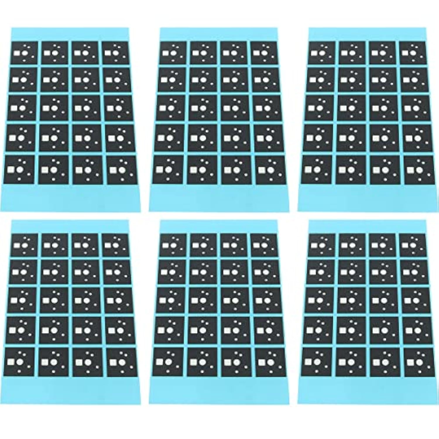 120Pcs Durock Keyboard Switch Pads 0.5Mm Poron Foam Switch Stickers For Hot Sw