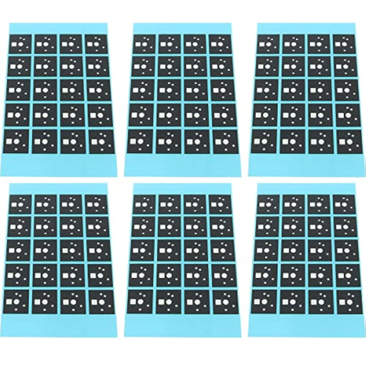 120Pcs Durock Keyboard Switch Pads 0.5Mm Poron Foam Switch Stickers For Hot Sw