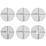 6 Pack Geode Coaster Molds For Resin, Irregular Resin Coaster Silicone Mold, Coaster Epoxy Resin Molds For Making Agate Coasters Set