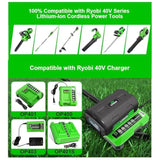 40V 6.0Ah Lithium Battery Replacement For All Ryobi 40-Volt Power Tools Op4060 Op4040 Op4060A Op4015 Op4026A Op40201 Op4050A Op4015 Op4030 Op40401 For Cordless Power Tools Ry40250 Ry40620 Ry40403?