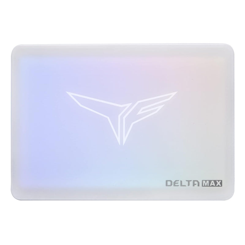 T-Force Delta Max Lite(Dramless) White Argb 1Tb With 3D Nand Tlc 2.5 Inch Sata