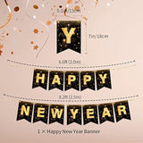 Happy New Year Banner 2026 10ft Party Backdrop No DIY
