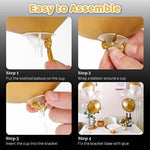 4 Sets Balloon Stand Kit For Table, Balloon Sticks With Base Birthday Graduation Party Decorations Wedding