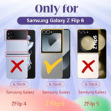 For Samsung Galaxy Z Flip 6 Case - Women Girls Cute Phone Cover Girly Aesthetic Kawaii Unique Design Teens Pretty Cheery Heavy Duty Shockproof Protective For Galaxy Z Flip 6 Case 6.7 Inch