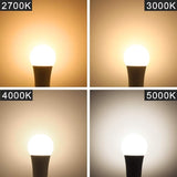 GU24 LED Light Bulbs 4 Pack A19 60W Equivalent 2700K Soft White 800 Lumens UL Listed