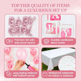 Pink Baby Shower Decorations For Girl - All-In-One Inclusive Jumbo Decor Set