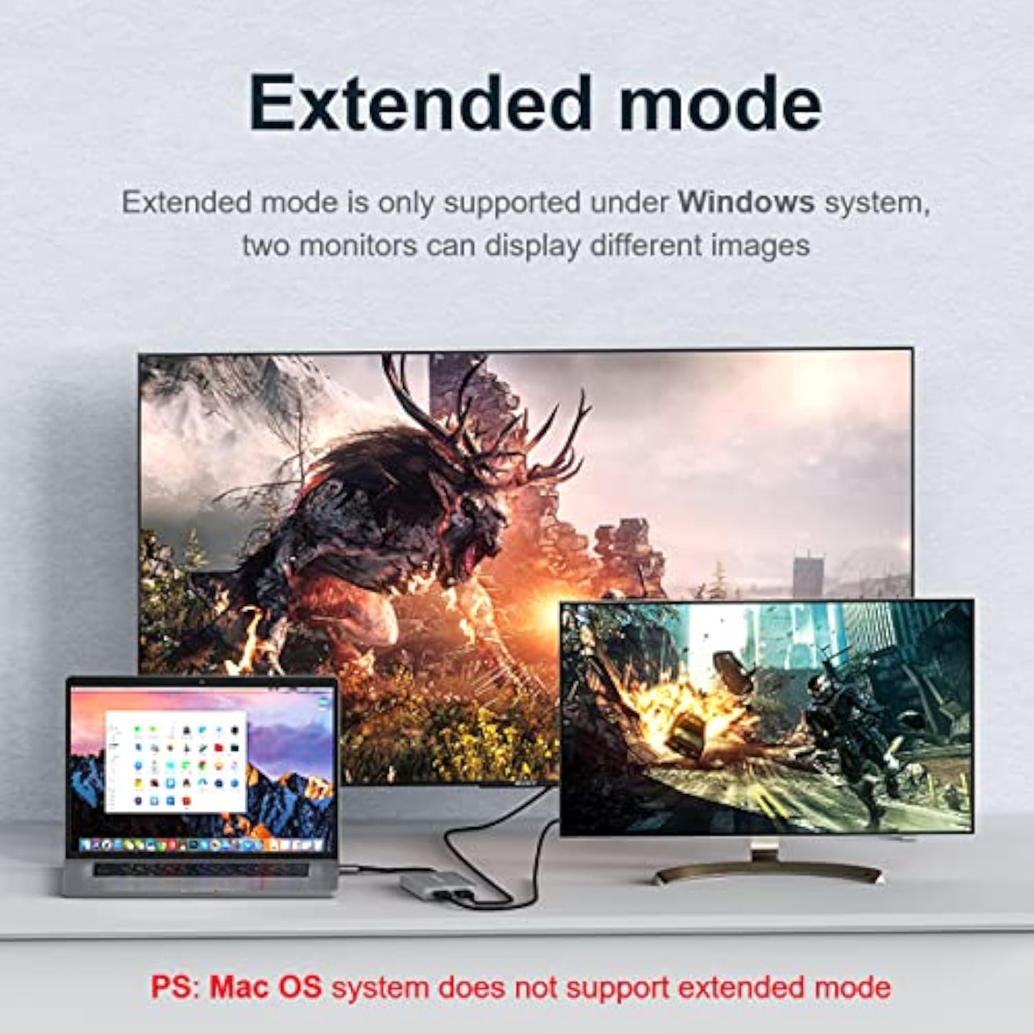 Displayport To Dual Displayport Splitter Dual 4K@60Hz Resolution,Dp To 2 Displ