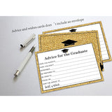Advice For The Graduate, Graduation Wishes And Advice Cards, Graduation Celebration, Grad Party Games Activities Decorations, High School, College, University And More, 25 Cards (Bb001-Jyk 012Biy)